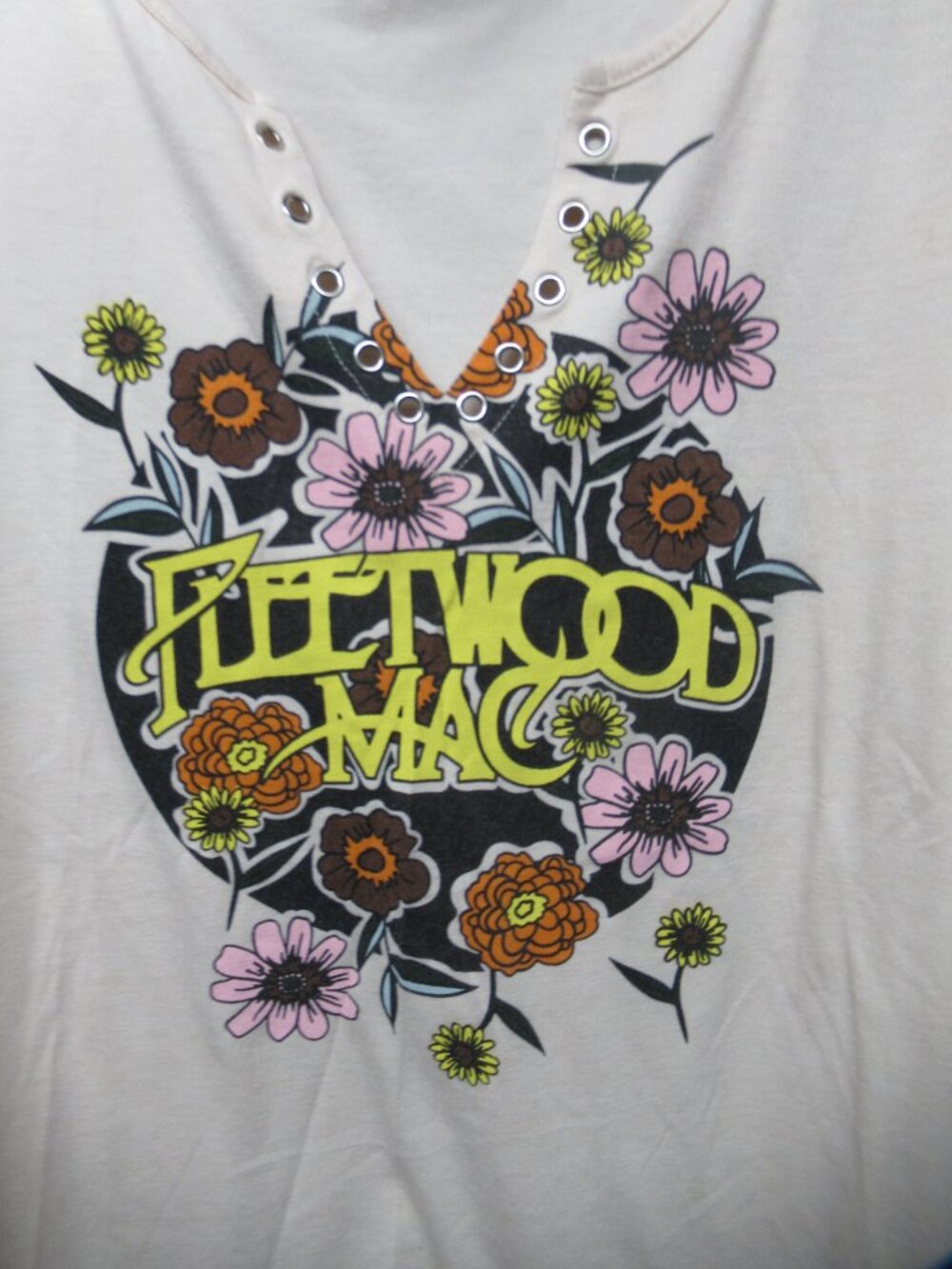 Boho Floral Fleetwood Mac Tee - Picture 2 of 4